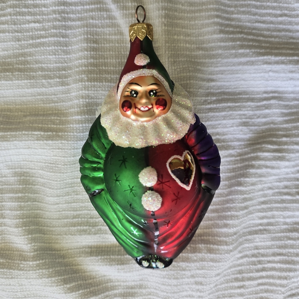 Radko - A Caring Clown hand blown glass ornament Vintage 1997 - Picture 5 of 7